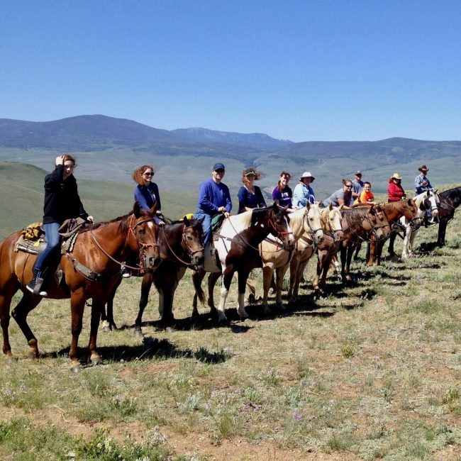 Group Horseback Riding Adventures in Colorado