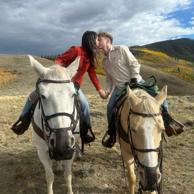 engagement ride at rusty spurr ranch