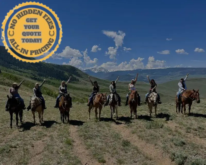 group horseback riding adventures in colorado