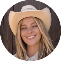 Charlotte. a wrangler at Rusty Spurr Ranch