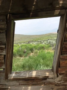 View from Rusty Spurr Ranch, a private Colorado guest ranch overlooking open valleys and horseback riding trails
